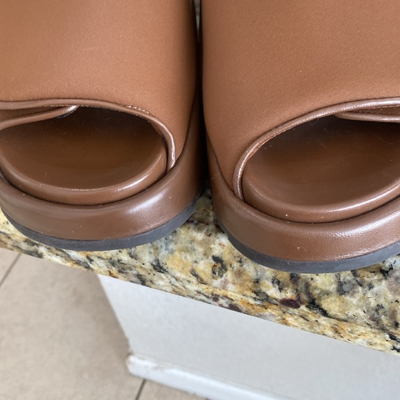 Gia Borghini Gia 1 Padded Slides - Coffee Brown - Picture 8 of 13